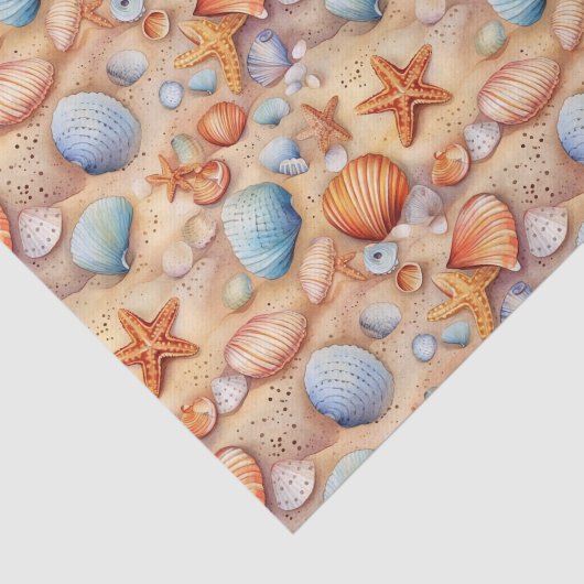 Strand Zomer Tissue Papier (Detail)