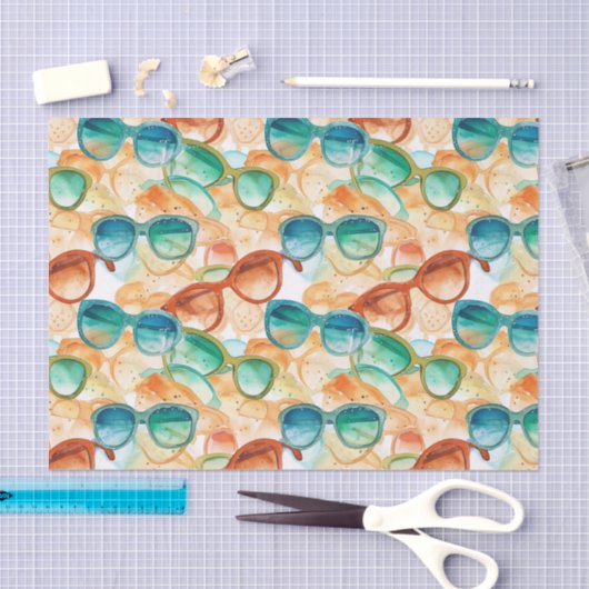 Strand Zomer Tissue Papier (Craft)
