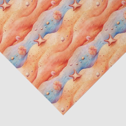 Strand Zomer Tissue Papier (Detail)