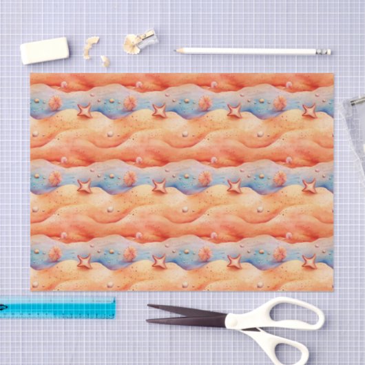 Strand Zomer Tissue Papier (Craft)