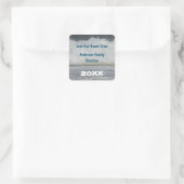 Strand Zomer Vakantie Ocean Reunion Trip Envelope Vierkante Sticker (Tas)