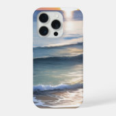 Strand Zon & Surf Monogram  iPhone Hoesje (Achterkant)