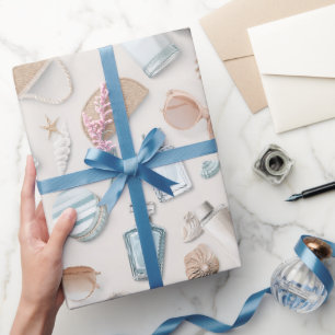 Strand Zonnebril Zeester Verjaardag Cadeaupapier