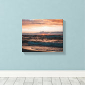 Strand zonsondergang afbeelding op canvas afdruk (Insitu (Houten vloer))