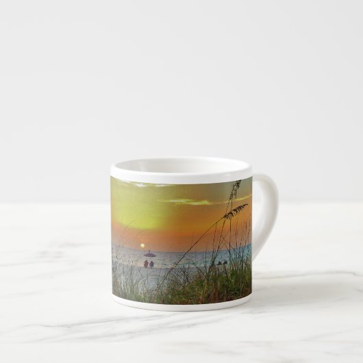 Strand Zonsondergang Espressiekop Espresso Kop (Voorkant rechts)