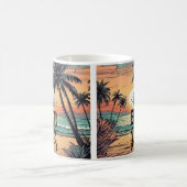 Strand Zonsondergang, Het leven is beter in Teensl Koffiemok (Center)