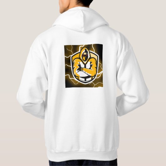 Strand zonsondergang hoodie (Achterkant)