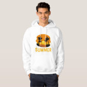 Strand zonsondergang hoodie (Voorkant volledig)