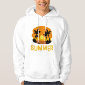 Strand zonsondergang hoodie (Voorkant)