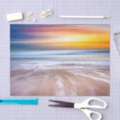 Strand Zonsondergang Tissuepapier (Craft)