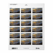 Strand Zonsondergang Trouw, Slingers Label (Full Sheet)