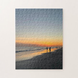 Strand Zonsondergang Wandel Puzzel