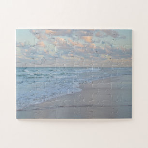Strand Zonsopgang Calm Ocean Waters Artistieke kun Legpuzzel