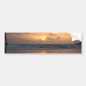 Strand Zonsopgang Hat Rin ... Koh Phangan, Thailan Bumpersticker (Voorkant)