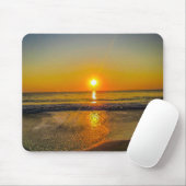 Strand zonsopgang Mousepad Muismat (Met muis)