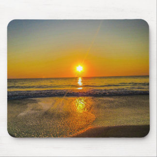 Strand zonsopgang Mousepad Muismat