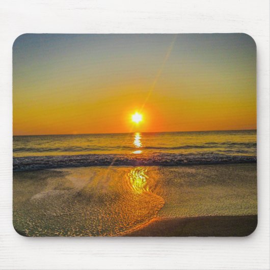 Strand zonsopgang Mousepad Muismat (Voorkant)