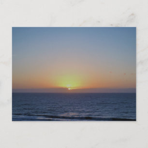 Strand Zonsopgang Originele Kustfotografie Briefkaart
