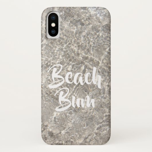 Strand zwerfwater op strand zand schattige zomer Case-Mate iPhone case (Achterkant)