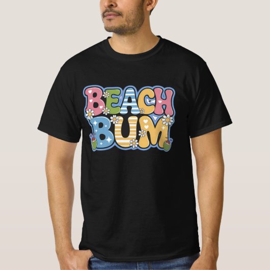 Strand Zwerver T-shirt (Voorkant)