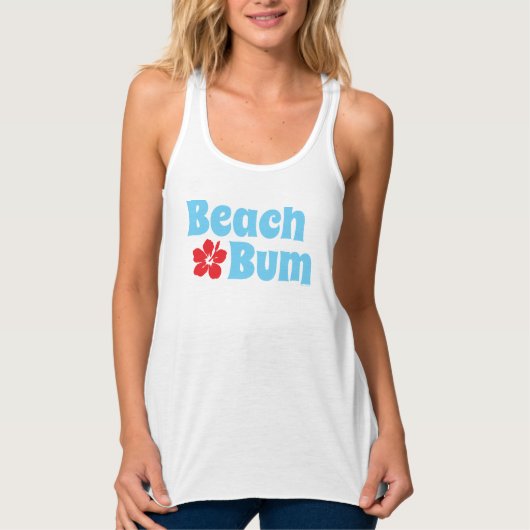 Strand Zwerver Tanktop (Voorkant)