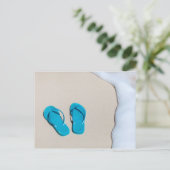 Strandaccessoires Briefkaart (Staand voorkant)