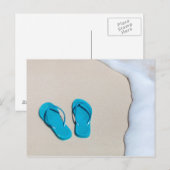 Strandaccessoires Briefkaart (Voorkant / Achterkant)