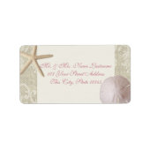  strandadres etiket (Voorkant)