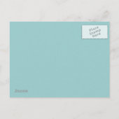 strandanker nautisch huwelijk save the date aankondigingskaart (Achterkant)