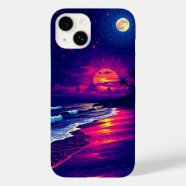 Strandavond met Sunset Rays mobiel Case-Mate iPhone 14 Hoesje