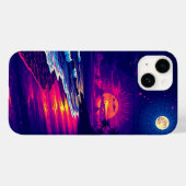 Strandavond met Sunset Rays mobiel Case-Mate iPhone Case (Achterkant (horizontaal))