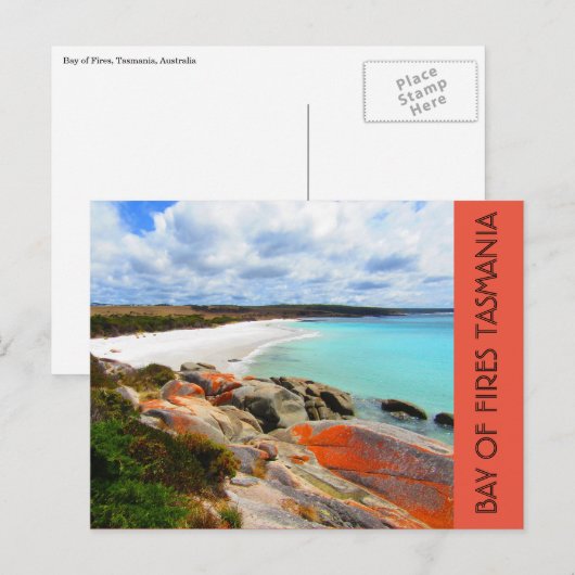 strandbaai briefkaart (Voorkant / Achterkant)