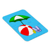Strandbal Pool Umbrella Flexi Magnet Magneet (Rechterzijde)