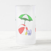 Strandbal Pool Umbrella Frosted Mok (Center)