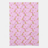 Strandbal Pups Cotton Candy Roze Handdoek (Verticaal)