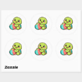 Strandbal Spel Ronde Sticker (Vel)
