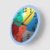 Strandbal wandklok (Hoek)