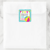 Strandbal / Zwembad Party Ronde Stickers (Tas)