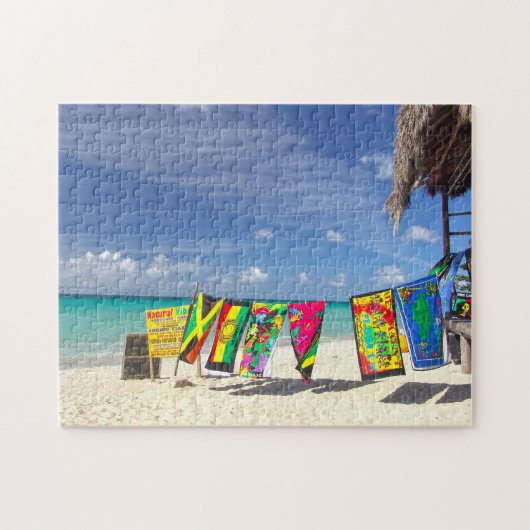 Strandbar Jamaica. Legpuzzel (Horizontaal)