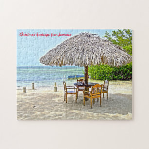 Strandbar Jamaica. Legpuzzel