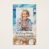 Strandbegrafenis Sympathy Foto Memorial Prayer Kaa Visitekaartje (Voorkant)