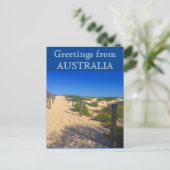 strandbegroetingen australië briefkaart (Staand voorkant)