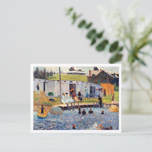 Strandberoemd landschappelijk Briefkaart (Staand voorkant)