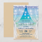 Strandbestemming Verrassing Verjaardagsfeest Kaart (Voorkant / Achterkant)