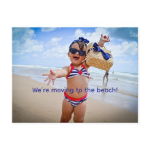 STRANDBEWONERS VERPLAATSEN BRIEFKAART