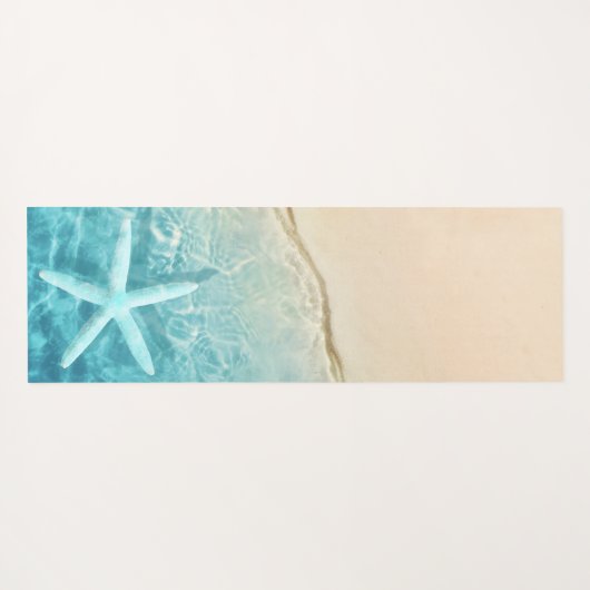 STRANDBLAUWE STER YOGAMAT (Achterkant (horizontaal))