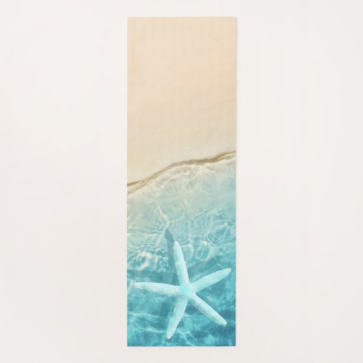STRANDBLAUWE STER YOGAMAT (Achterkant)