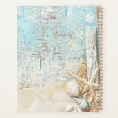 Strandblauwe zandzeester schelp 2026 planner