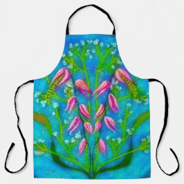 Strandbloemen Acryl Schilderen Schort