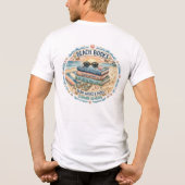 Strandboeken Zomerleesontwerp Tri-Blend Shirt (Achterkant)